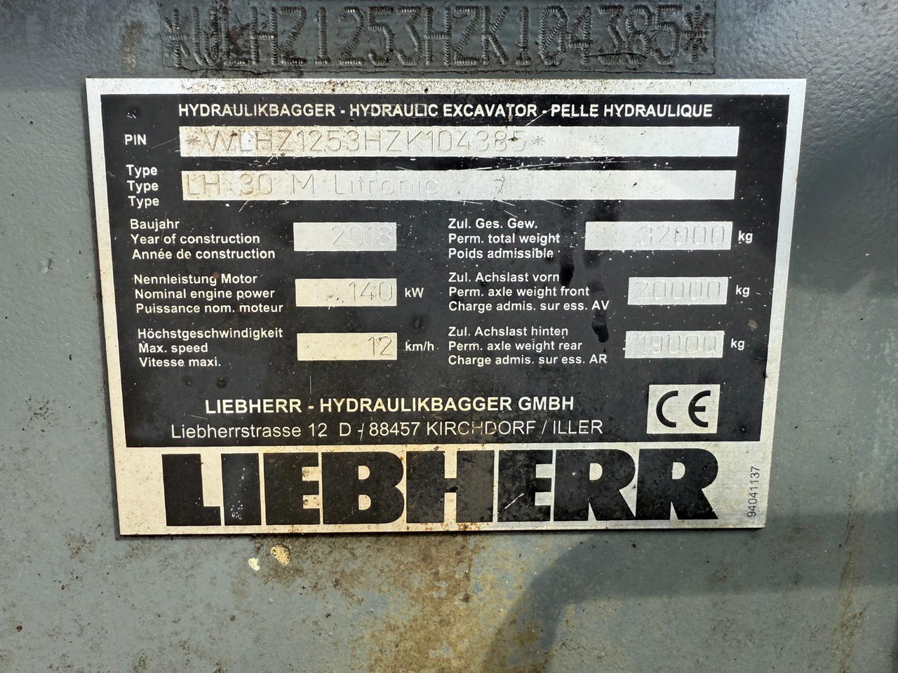 LIEBHERR LH30 (2018)11988 HORAS  - Справувач со отпад/ Индустрија: слика 3 LIEBHERR LH30 (2018)11988 HORAS  - Справувач со отпад/ Индустрија: слика 3