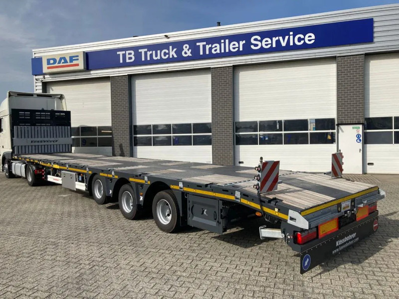 Kässbohrer SPA M3 / 1N - 18 / 27 Heavy Duty uitschuifbare vlakke mega trailer met liftas, rongen en oprijplaten - Полуприколка сандучар: слика 5 Kässbohrer SPA M3 / 1N - 18 / 27 Heavy Duty uitschuifbare vlakke mega trailer met liftas, rongen en oprijplaten - Полуприколка сандучар: слика 5