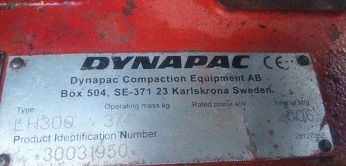 Ubijarka Dynapac LH 300 2006 - Вибрациска плоча: слика 4 Ubijarka Dynapac LH 300 2006 - Вибрациска плоча: слика 4