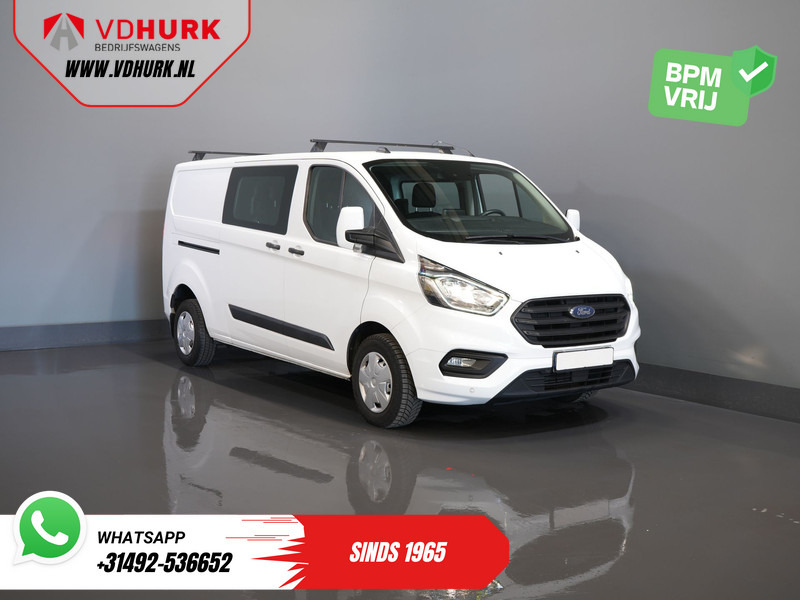 Ford Transit Custom 2.0 TDCI L2 Trend DC Dubbel Cabine BPM VRIJ! Stoelverw./ Carplay/ 2.7t Trekverm./ Navi/ PDC/ Cruise - Мало комбе, Комби со двојна кабина: слика 1 Ford Transit Custom 2.0 TDCI L2 Trend DC Dubbel Cabine BPM VRIJ! Stoelverw./ Carplay/ 2.7t Trekverm./ Navi/ PDC/ Cruise - Мало комбе, Комби со двојна кабина: слика 1