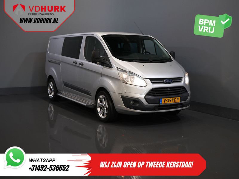 Ford Transit Custom 2.2 TDCI Trend Dubbel Cabine DC L2 BPM VRIJ! NL Auto/ Leder/ Stoelverw./ Camera/ PDC/ LMV/ Sidesteps - Мало комбе, Комби со двојна кабина: слика 1 Ford Transit Custom 2.2 TDCI Trend Dubbel Cabine DC L2 BPM VRIJ! NL Auto/ Leder/ Stoelverw./ Camera/ PDC/ LMV/ Sidesteps - Мало комбе, Комби со двојна кабина: слика 1