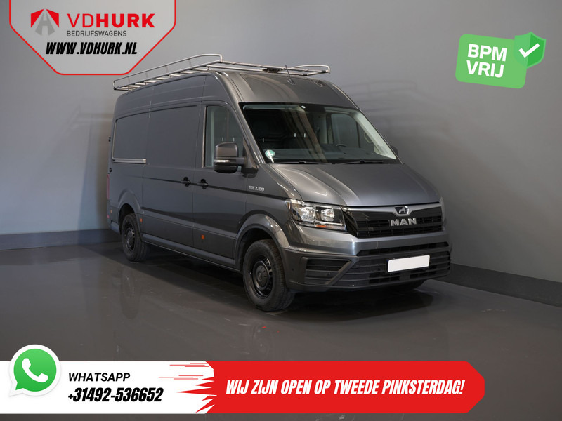MAN TGE 35 2.0 180 pk DSG Aut. L3H3 BPM VRIJ! Inrichting/ Imperiaal + Ladder/ Tachograaf/ Navi/ Gev.stoel/ CarPlay/ Camera/ PDC/ Cruise/ - Товарно комбе: слика 1 MAN TGE 35 2.0 180 pk DSG Aut. L3H3 BPM VRIJ! Inrichting/ Imperiaal + Ladder/ Tachograaf/ Navi/ Gev.stoel/ CarPlay/ Camera/ PDC/ Cruise/ - Товарно комбе: слика 1