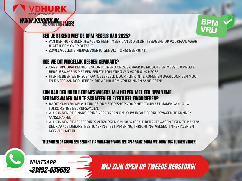 Минибус, Патничко комбе Mercedes-Benz Sprinter 313 2.2 CDI L2H2 €10.164 Incl. BTW BPM VRIJ! EXPORT Combi/ 9 Persoons/ Kombi/ 9P/ Airco/ Rolstoellift: слика 8 Минибус, Патничко комбе Mercedes-Benz Sprinter 313 2.2 CDI L2H2 €10.164 Incl. BTW BPM VRIJ! EXPORT Combi/ 9 Persoons/ Kombi/ 9P/ Airco/ Rolstoellift: слика 8