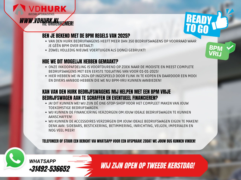 Мало комбе Mercedes-Benz Vito 116 CDI Aut. L3 XL BPM VRIJ! Carplay/ Stoelverw./ 270Gr. Deuren/ Cruise/ Airco/ Navi/ Camera/ PDC: слика 8