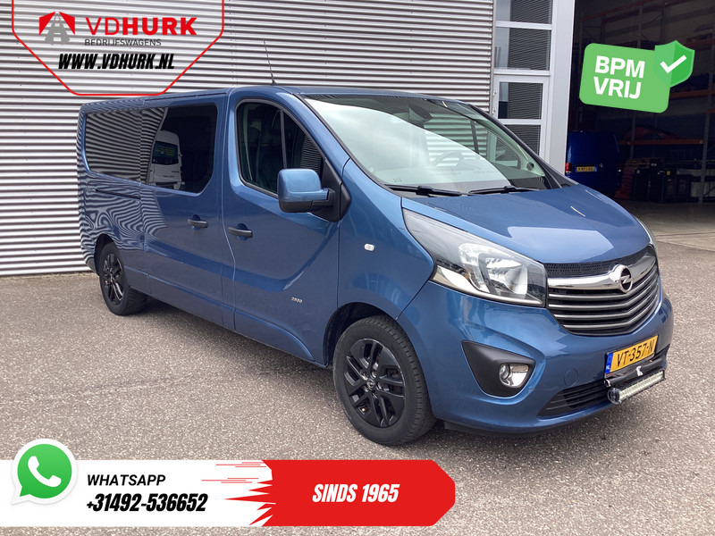 Opel Vivaro 1.6 CDTI 140 pk L2 DC Dubbel Cabine EXPORT ONLY 2x Schuifdeur/ Leder/ Climate/ Carplay/ Camera/ Cruise/ PDC/ Trekhaak/ LMV - Мало комбе, Комби со двојна кабина: слика 1 Opel Vivaro 1.6 CDTI 140 pk L2 DC Dubbel Cabine EXPORT ONLY 2x Schuifdeur/ Leder/ Climate/ Carplay/ Camera/ Cruise/ PDC/ Trekhaak/ LMV - Мало комбе, Комби со двојна кабина: слика 1