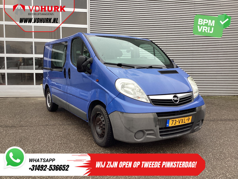 Opel Vivaro 2.5 CDTI 115 pk DC Dubbel Cabine MARGE EXPORT ONLY 2x Schuifdeur/ 6 Pers./ Airco/ PDC/ Trekhaak - Мало комбе, Комби со двојна кабина: слика 1 Opel Vivaro 2.5 CDTI 115 pk DC Dubbel Cabine MARGE EXPORT ONLY 2x Schuifdeur/ 6 Pers./ Airco/ PDC/ Trekhaak - Мало комбе, Комби со двојна кабина: слика 1