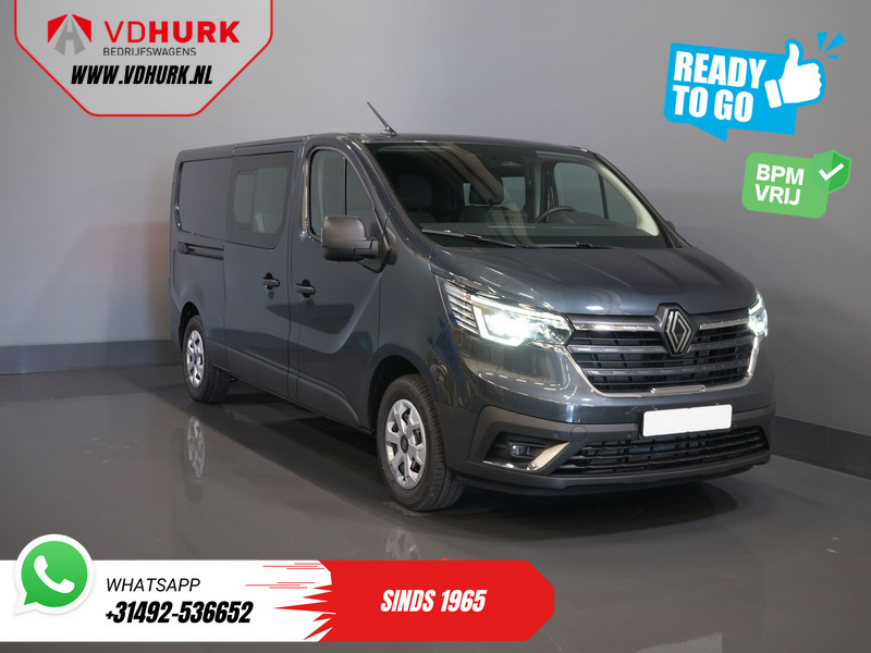 Renault Trafic 2.0 dCi 130 pk L2 BPM VRIJ! DC Dubbel Cabine LED/ 2xSchuifdeur/ Navi/ Carplay/ Camera/ PDC/ Cruise - Мало комбе, Комби со двојна кабина: слика 1 Renault Trafic 2.0 dCi 130 pk L2 BPM VRIJ! DC Dubbel Cabine LED/ 2xSchuifdeur/ Navi/ Carplay/ Camera/ PDC/ Cruise - Мало комбе, Комби со двојна кабина: слика 1