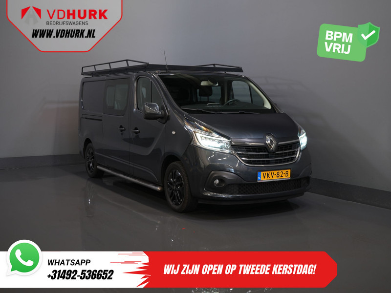 Renault Trafic 2.0 dCi 145 pk Aut. L2 DC Dubbel Cabine BPM VRIJ! 2xSchuifdeur/ LED/ Stoelverw./ Climate/ Cruise/ Imperiaal/ Sidebars/ Trekhaak/ - Мало комбе, Комби со двојна кабина: слика 1 Renault Trafic 2.0 dCi 145 pk Aut. L2 DC Dubbel Cabine BPM VRIJ! 2xSchuifdeur/ LED/ Stoelverw./ Climate/ Cruise/ Imperiaal/ Sidebars/ Trekhaak/ - Мало комбе, Комби со двојна кабина: слика 1