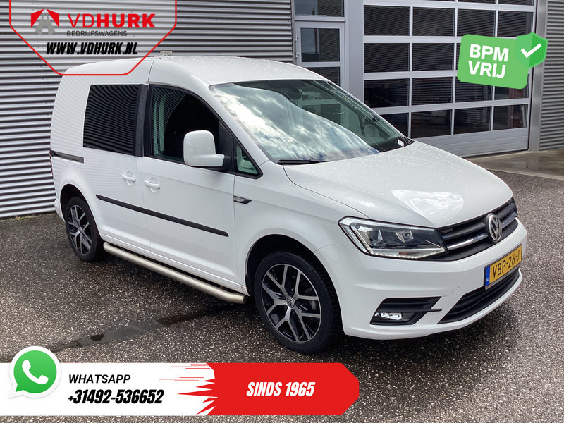 Volkswagen Caddy 2.0 TDI 100 pk Aut. Exclusive Edition BPM VRIJ! NL Auto/ Adapt. Cruise/ Xenon/ Leder/ Alarm III/ LMV/ Carplay/ Navi/ Sidebars/ P - Мало комбе: слика 1 Volkswagen Caddy 2.0 TDI 100 pk Aut. Exclusive Edition BPM VRIJ! NL Auto/ Adapt. Cruise/ Xenon/ Leder/ Alarm III/ LMV/ Carplay/ Navi/ Sidebars/ P - Мало комбе: слика 1