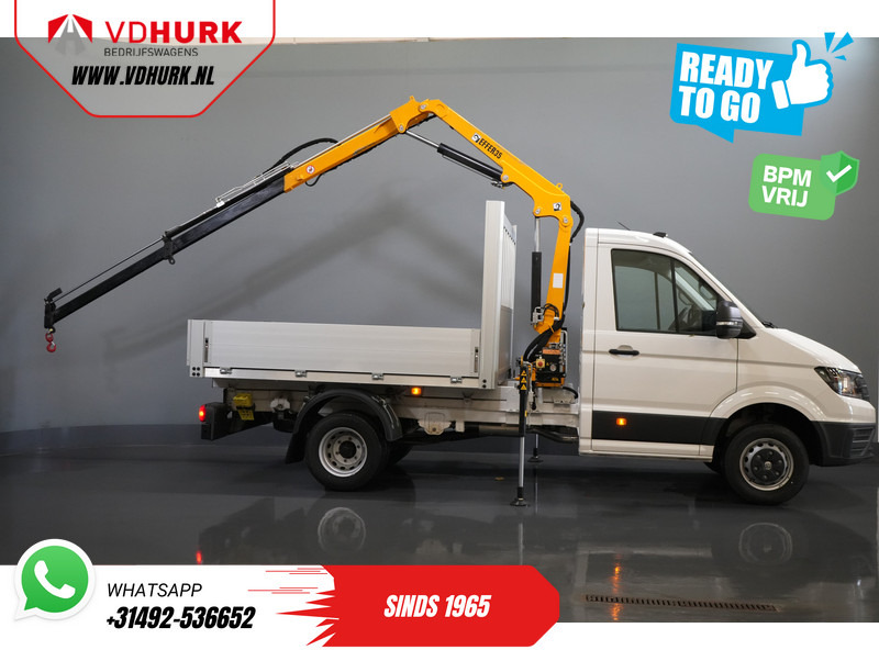 Volkswagen Crafter 50 165 pk Effer 352S Kraan/ Crane/ Kran/ Autokran/ PTO/ Open laadbak/ Dubbel Lucht - Комбе со отворен сандак: слика 2 Volkswagen Crafter 50 165 pk Effer 352S Kraan/ Crane/ Kran/ Autokran/ PTO/ Open laadbak/ Dubbel Lucht - Комбе со отворен сандак: слика 2