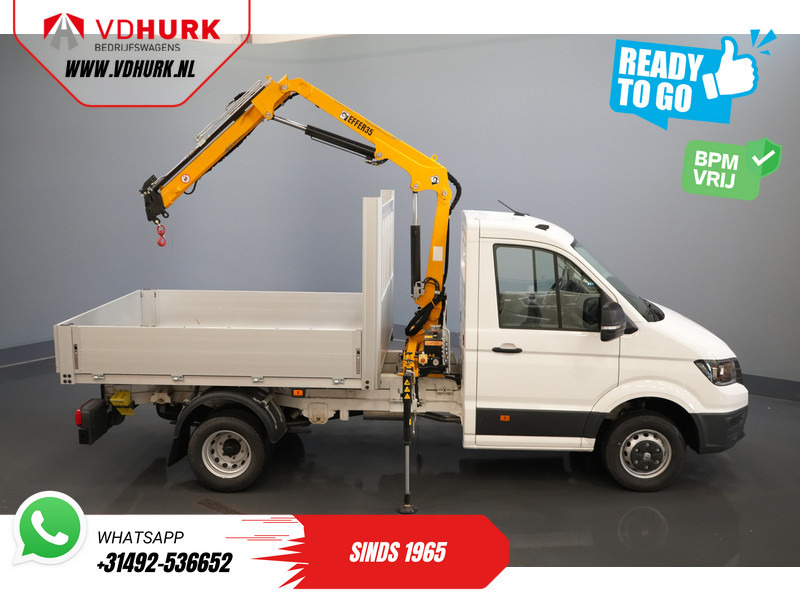 Volkswagen Crafter 50 165 pk Effer 352S Kraan/ Crane/ Kran/ Autokran/ PTO/ Open laadbak/ Dubbel Lucht - Комбе со отворен сандак: слика 4 Volkswagen Crafter 50 165 pk Effer 352S Kraan/ Crane/ Kran/ Autokran/ PTO/ Open laadbak/ Dubbel Lucht - Комбе со отворен сандак: слика 4