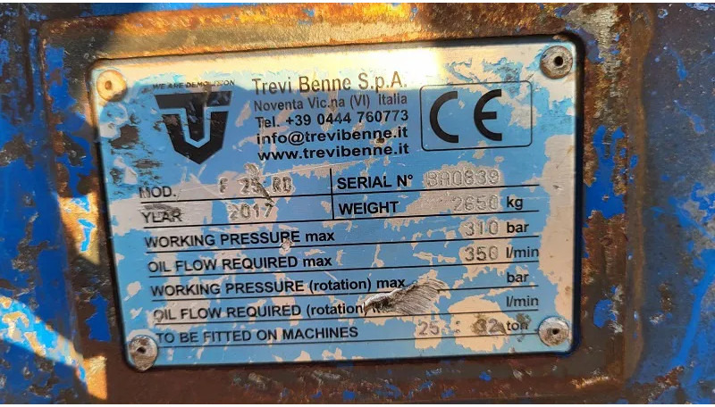 Trevibenne F25 RD Crusher - Ножица за уривање за Градежна машина: слика 4 Trevibenne F25 RD Crusher - Ножица за уривање за Градежна машина: слика 4