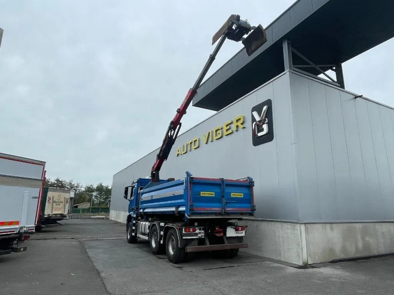 Кипер, Камион со кран Mercedes-Benz Arocs 3342 *6x6*meegestuurd as*2zijdige kipper*Airco*Bluetooth: слика 14
