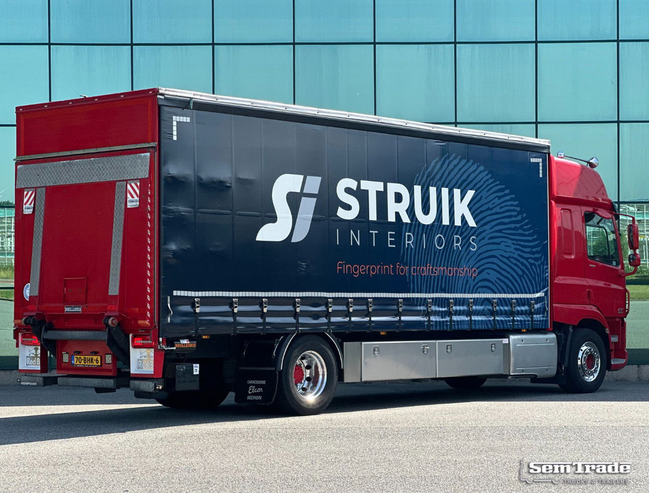 DAF CF 290 FA Space CAB Hardhouten Vloer 2500 KG Klep Nieuw Staat - Камион сандучар: слика 5 DAF CF 290 FA Space CAB Hardhouten Vloer 2500 KG Klep Nieuw Staat - Камион сандучар: слика 5