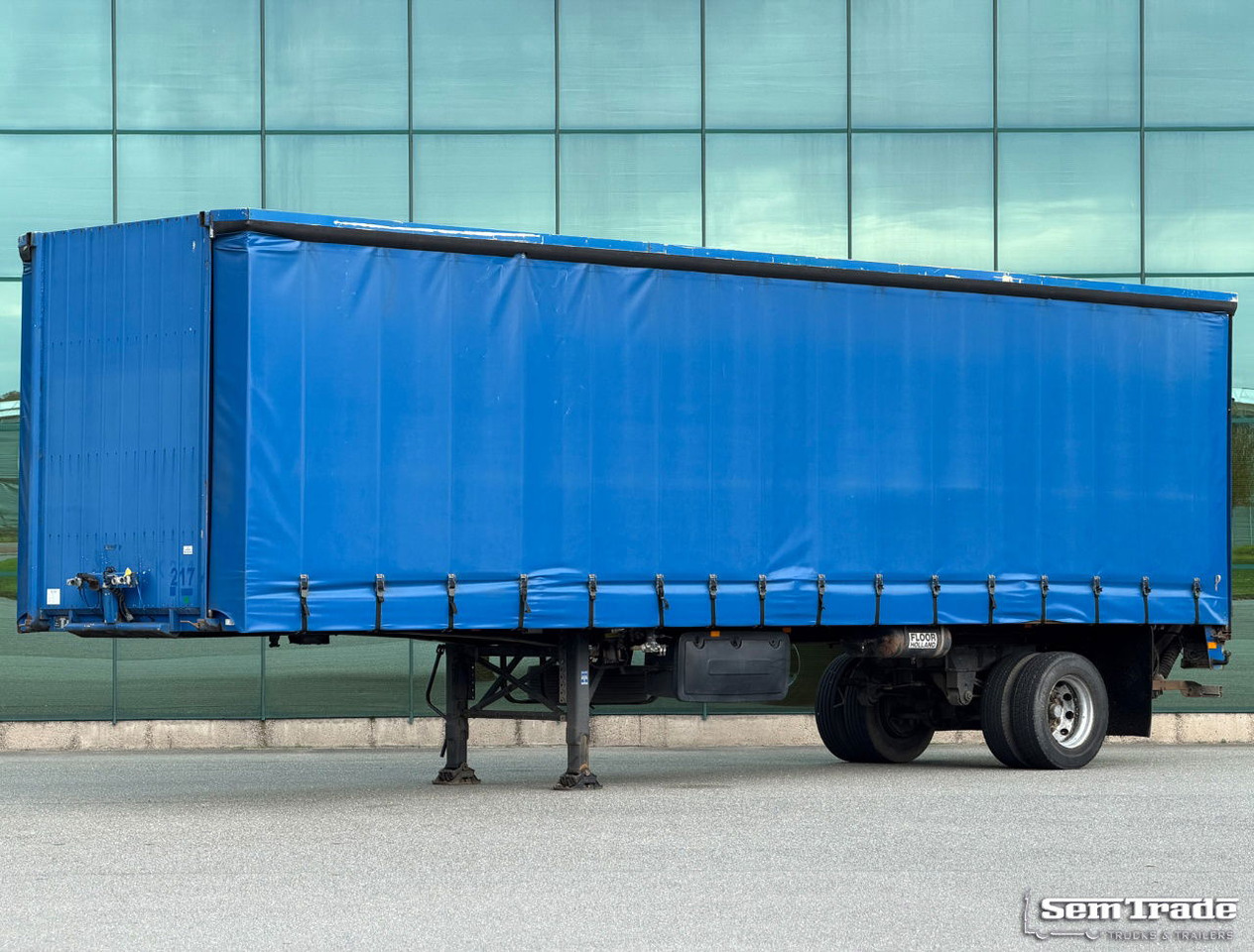 Floor FL0-12-102 City Trailer Tail Lift Good Condition Holland-Trailer - Полуприколка со церада: слика 1 Floor FL0-12-102 City Trailer Tail Lift Good Condition Holland-Trailer - Полуприколка со церада: слика 1