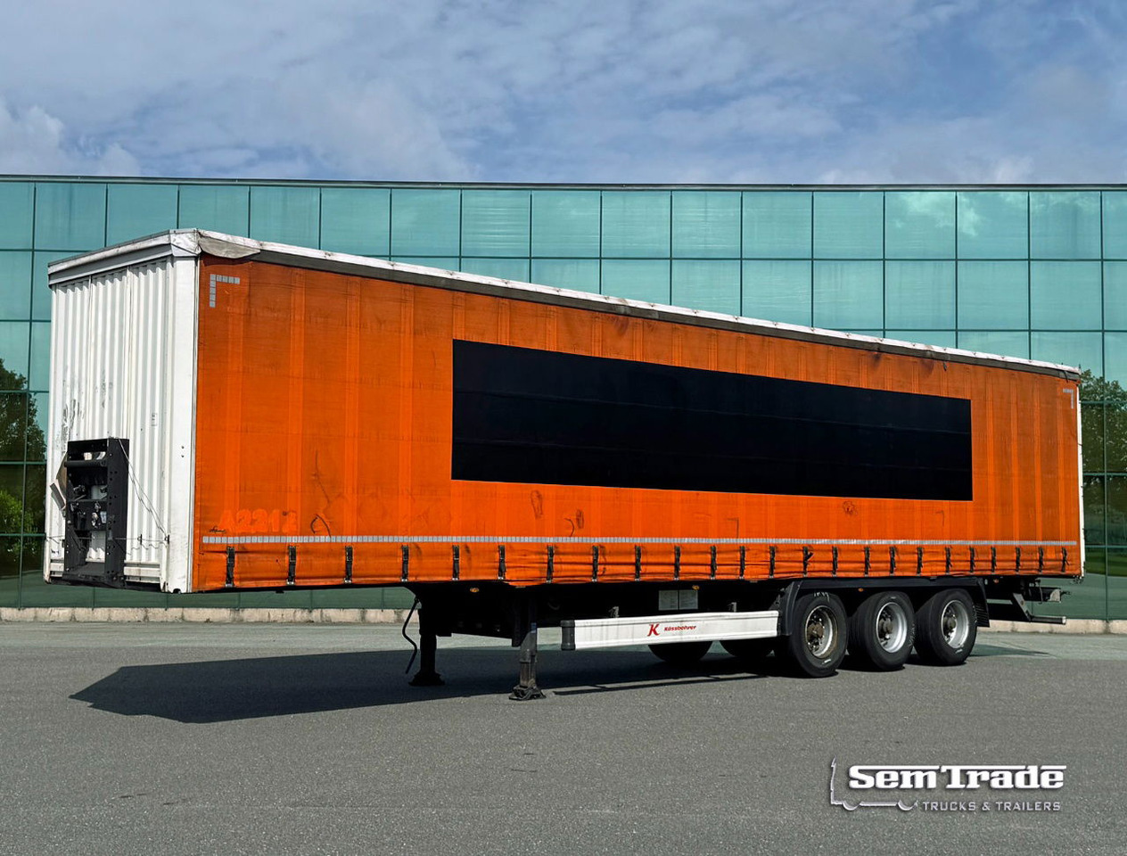 KAESSBOHRER Maxima Drum Brakes Sliding Roof NO Rust Galvanised Chassis TOP Condi - Полуприколка со церада: слика 1 KAESSBOHRER Maxima Drum Brakes Sliding Roof NO Rust Galvanised Chassis TOP Condi - Полуприколка со церада: слика 1