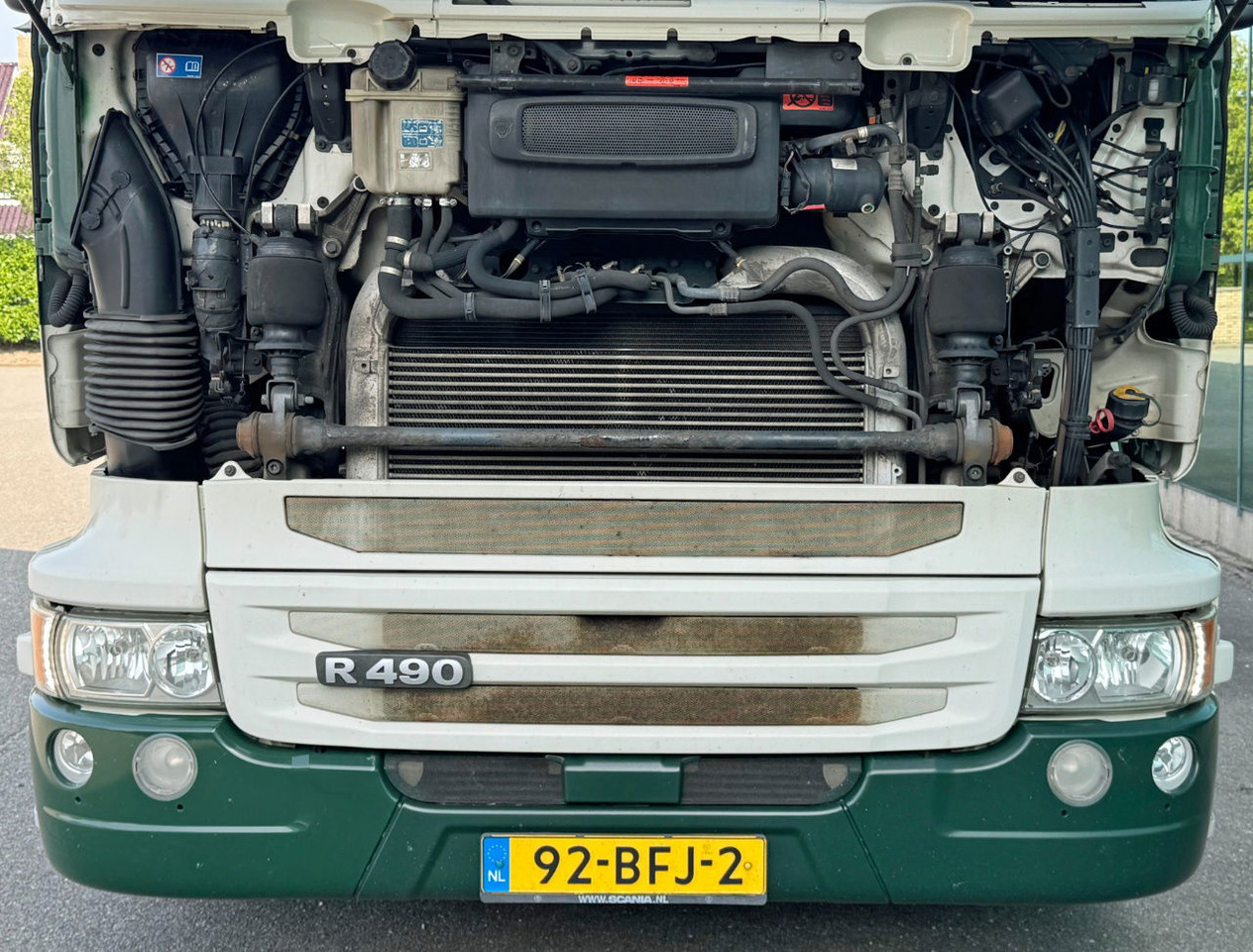 Камион влекач Scania R490 Retarder TRS Genset Good Condition NL Truck: слика 25