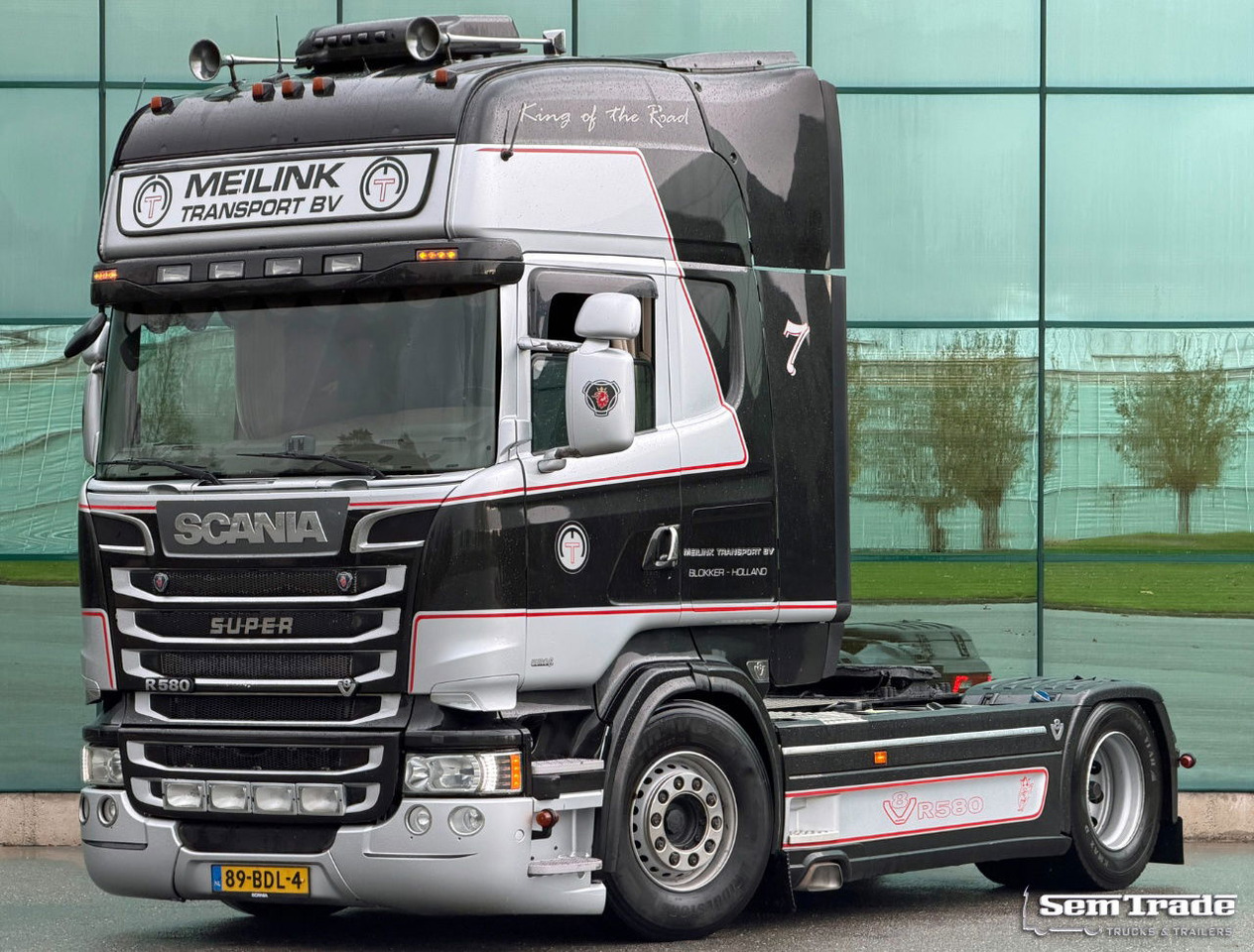 Scania R580 Topline Full AIR Retarder 2X Tanks Full Option King Super Condition Holland-Truck - Камион влекач: слика 1 Scania R580 Topline Full AIR Retarder 2X Tanks Full Option King Super Condition Holland-Truck - Камион влекач: слика 1