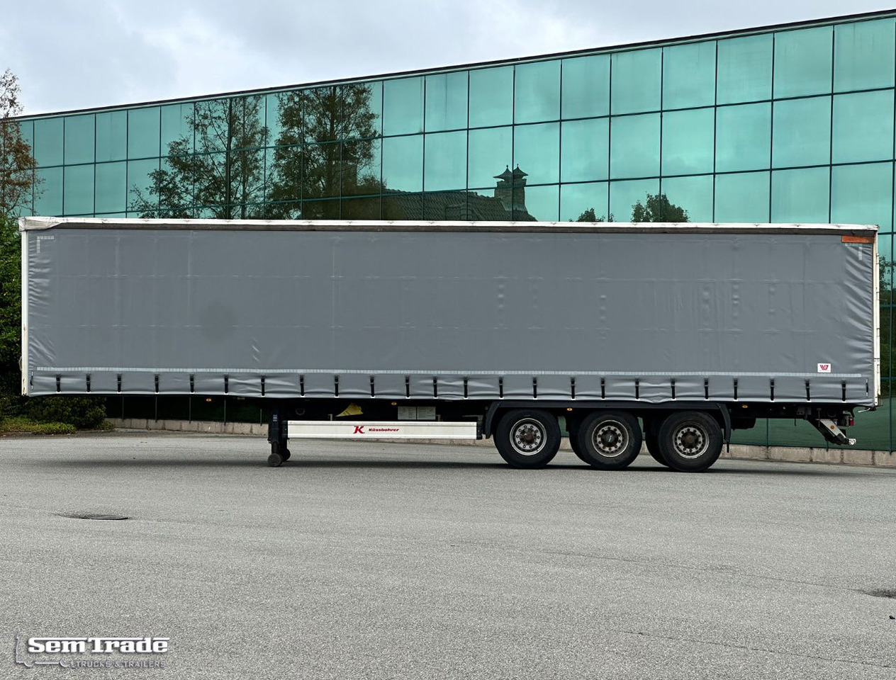 Kässbohrer XS Valx Axles Drum Brakes NEW Curtains NL-Trailer - Полуприколка со церада: слика 2 Kässbohrer XS Valx Axles Drum Brakes NEW Curtains NL-Trailer - Полуприколка со церада: слика 2