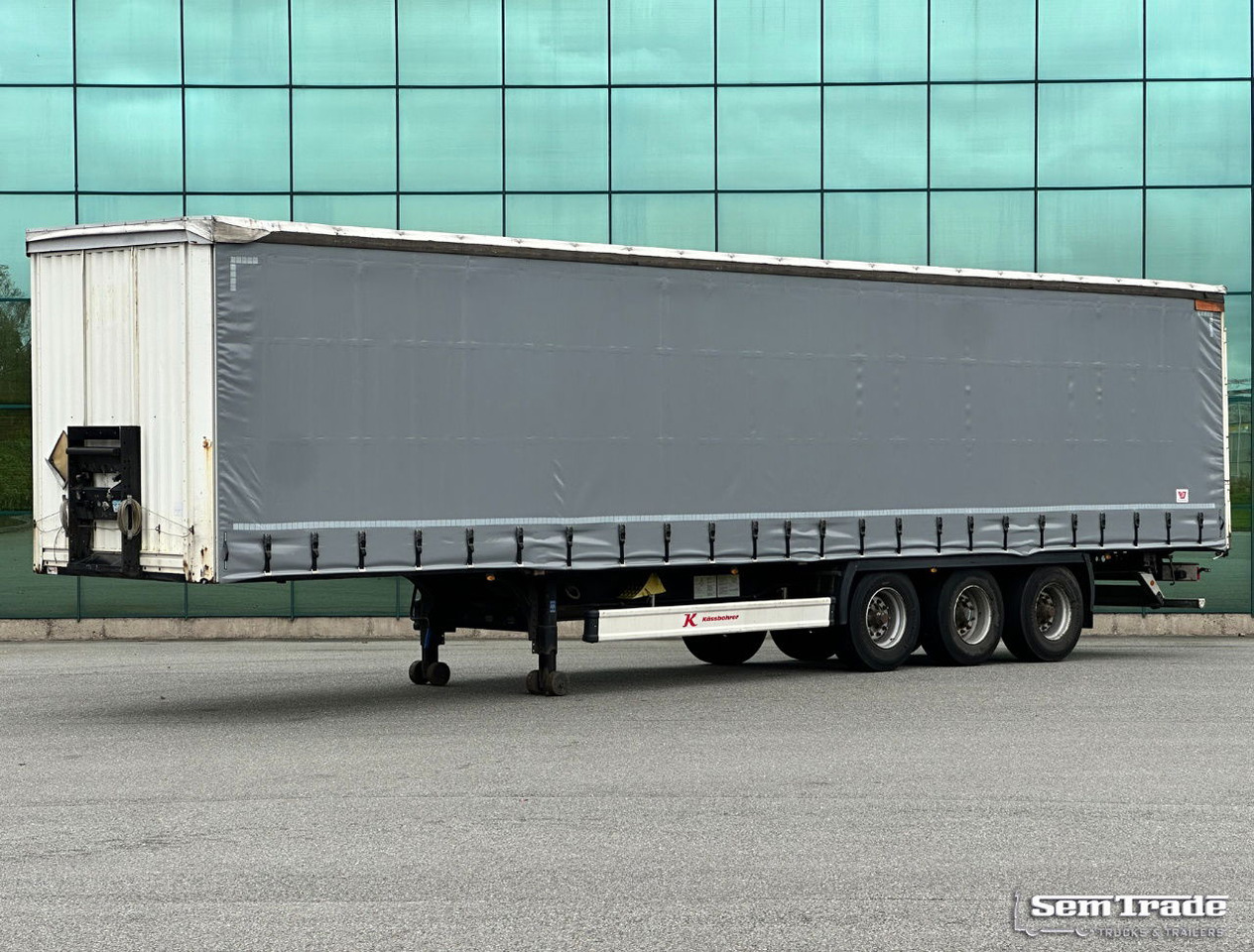 Kässbohrer XS Valx Axles Drum Brakes NEW Curtains NL-Trailer - Полуприколка со церада: слика 1 Kässbohrer XS Valx Axles Drum Brakes NEW Curtains NL-Trailer - Полуприколка со церада: слика 1