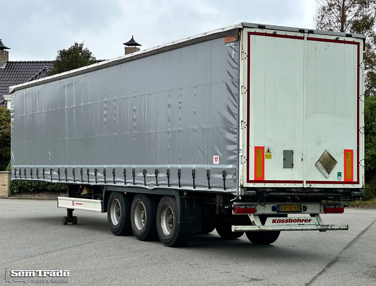Kässbohrer XS Valx Axles Drum Brakes NEW Curtains NL-Trailer - Полуприколка со церада: слика 3 Kässbohrer XS Valx Axles Drum Brakes NEW Curtains NL-Trailer - Полуприколка со церада: слика 3