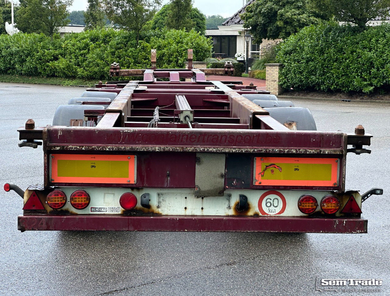 Renders ROC 12.27 CC Back Slider Lift Axle Disc Brakes Belgium-Trailer 2 Pieces - Транспортер на контејнер/ Полуприколка со променливо тело: слика 4 Renders ROC 12.27 CC Back Slider Lift Axle Disc Brakes Belgium-Trailer 2 Pieces - Транспортер на контејнер/ Полуприколка со променливо тело: слика 4