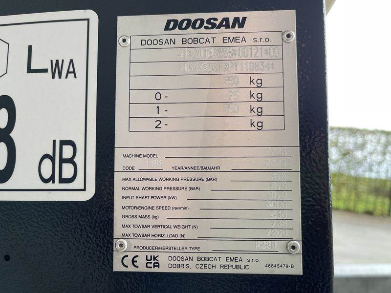 Doosan 7 / 25 - G - N - Компресор за воздух: слика 5 Doosan 7 / 25 - G - N - Компресор за воздух: слика 5