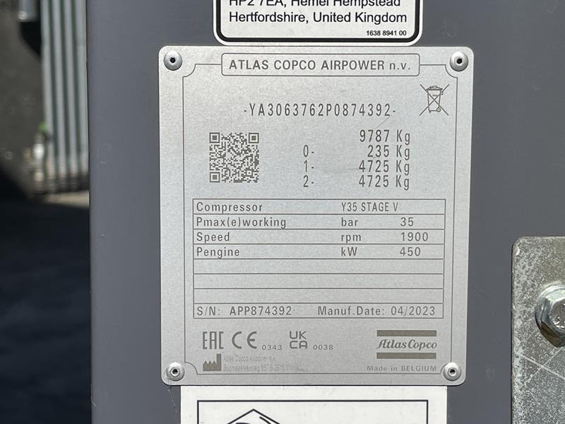 PR202-N-AC Y 35 - N DRILLAIR STAGE V - Компресор за воздух: слика 4 PR202-N-AC Y 35 - N DRILLAIR STAGE V - Компресор за воздух: слика 4