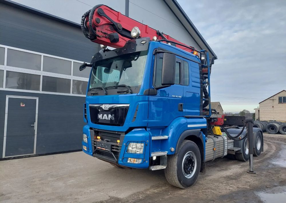 MAN TGS 26-480 6x4 do drewna PALFINGER Epsilon S 270L83 - Камион влекач: слика 5 MAN TGS 26-480 6x4 do drewna PALFINGER Epsilon S 270L83 - Камион влекач: слика 5