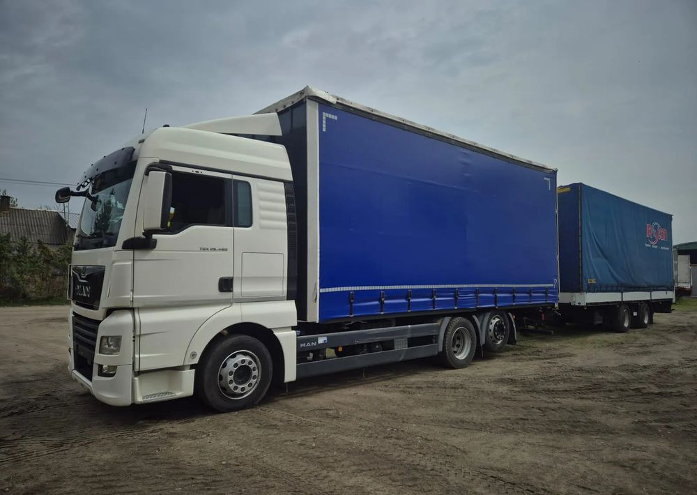 MAN TGX 26.460 Firana ZESTAW - Камион со церада: слика 2 MAN TGX 26.460 Firana ZESTAW - Камион со церада: слика 2