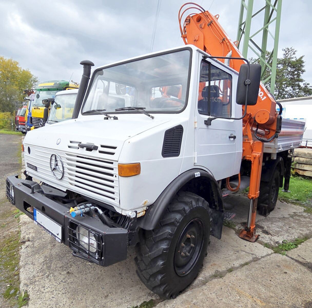 Mercedes-Benz UNIMOG 427.11 +12m! - Кипер, Камион со кран: слика 4 Mercedes-Benz UNIMOG 427.11 +12m! - Кипер, Камион со кран: слика 4