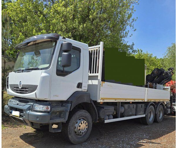 Renault Kerax 370 dxi - Камион со платформа, Камион со кран: слика 1 Renault Kerax 370 dxi - Камион со платформа, Камион со кран: слика 1