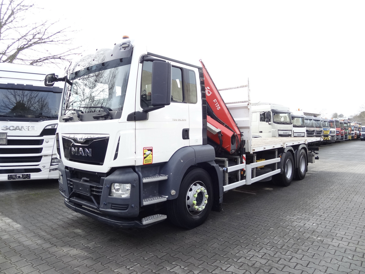 MAN TGS 26.320 6X4 BB mit Kran Fassi F175 - Камион со кран, Камион со платформа: слика 1 MAN TGS 26.320 6X4 BB mit Kran Fassi F175 - Камион со кран, Камион со платформа: слика 1