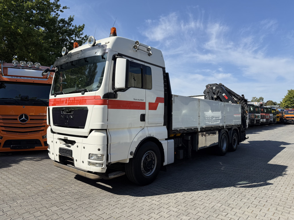 MAN TGX 26.480 6X2 Hiab 422 + Jib + Winde - Камион со кран, Камион со платформа: слика 1 MAN TGX 26.480 6X2 Hiab 422 + Jib + Winde - Камион со кран, Камион со платформа: слика 1