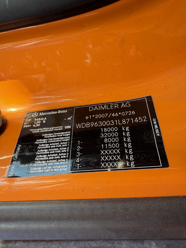 Mercedes-Benz Actros 1827 Kran Palfinger PK 9002 - Камион со церада, Камион со кран: слика 3 Mercedes-Benz Actros 1827 Kran Palfinger PK 9002 - Камион со церада, Камион со кран: слика 3