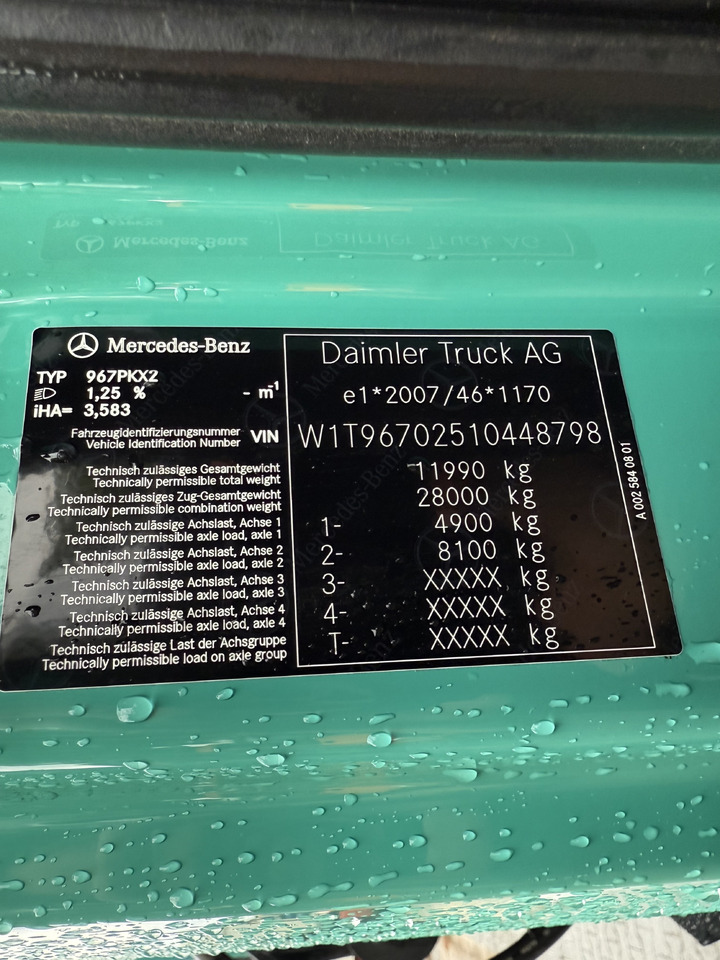 Mercedes-Benz Atego 1227 Kran MKG 96 - Камион со платформа, Камион со кран: слика 5 Mercedes-Benz Atego 1227 Kran MKG 96 - Камион со платформа, Камион со кран: слика 5