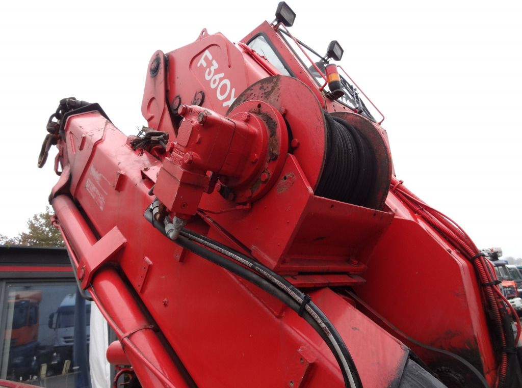 Камион со кран, Камион со платформа Scania R144 460 6X4 Fassi 360 bis 25 Meter: слика 15