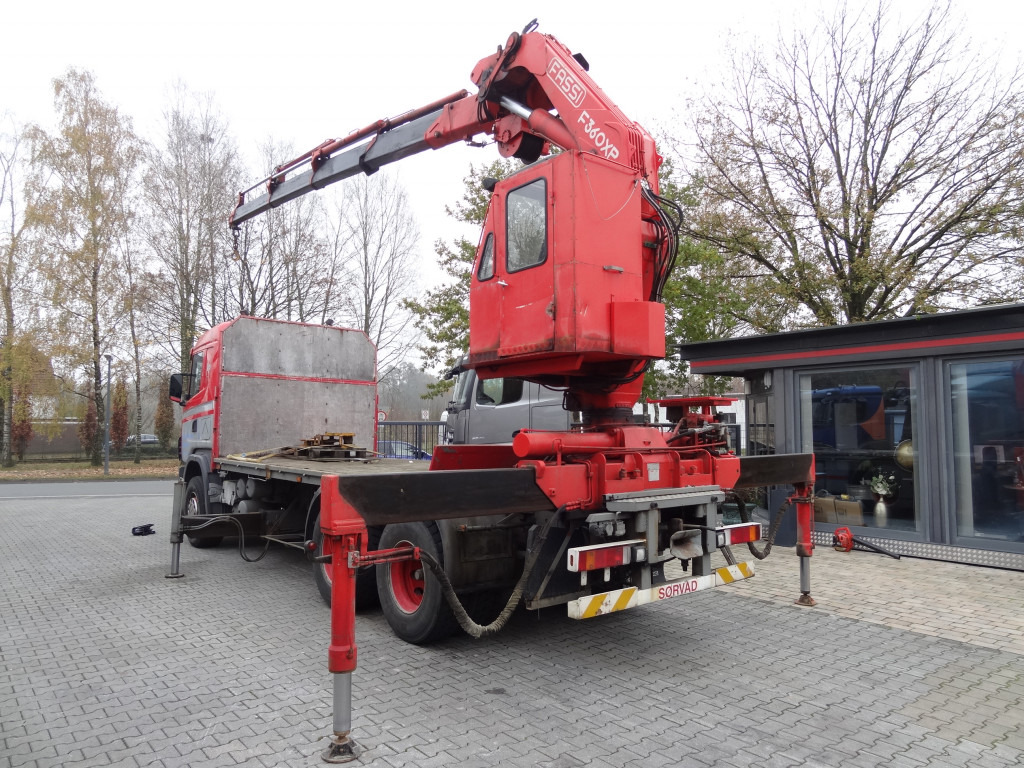 Камион со кран, Камион со платформа Scania R144 460 6X4 Fassi 360 bis 25 Meter: слика 14