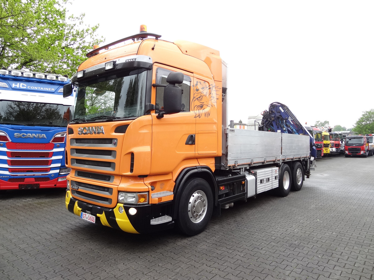 Scania R480 6X2*4 Kran Atlas 240 bis 20 Meter - Камион со платформа, Камион со кран: слика 1 Scania R480 6X2*4 Kran Atlas 240 bis 20 Meter - Камион со платформа, Камион со кран: слика 1