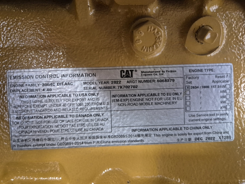 Caterpillar 3054C DITAAC Engine + Radiator - Мотор за Индустриска опрема: слика 2 Caterpillar 3054C DITAAC Engine + Radiator - Мотор за Индустриска опрема: слика 2