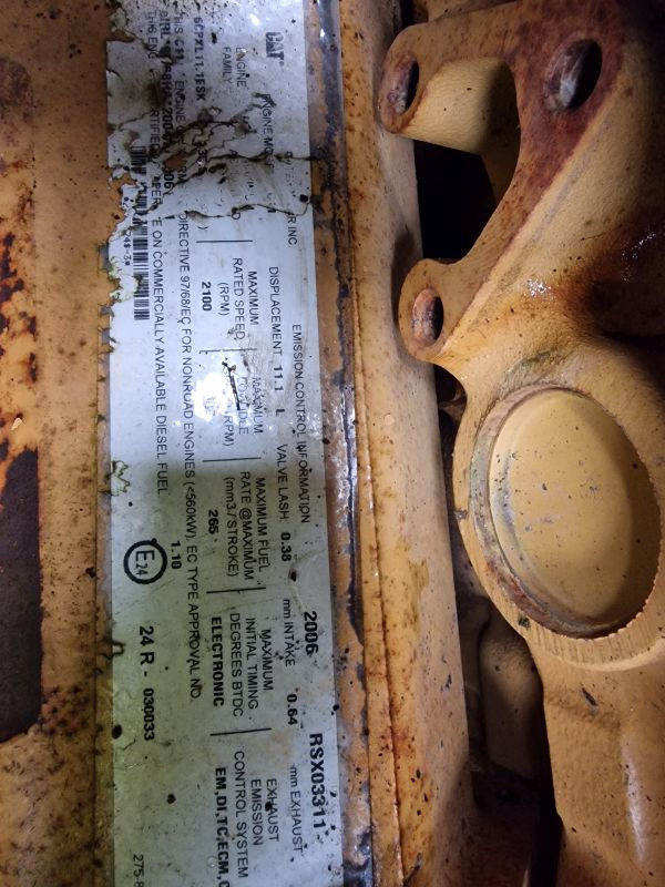 Caterpillar C11 RSX 966H Engine (Plant) - Мотор за Градежна машина: слика 2 Caterpillar C11 RSX 966H Engine (Plant) - Мотор за Градежна машина: слика 2