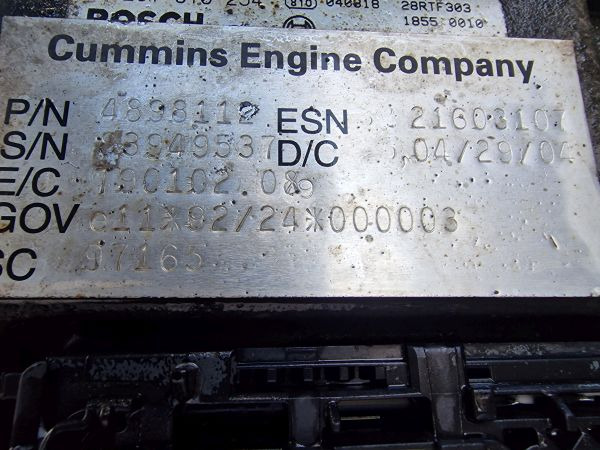 DAF 6ISB E3 5.9 Daf Spec CE162C Engine (Truck) - Мотор за Камион: слика 2 DAF 6ISB E3 5.9 Daf Spec CE162C Engine (Truck) - Мотор за Камион: слика 2