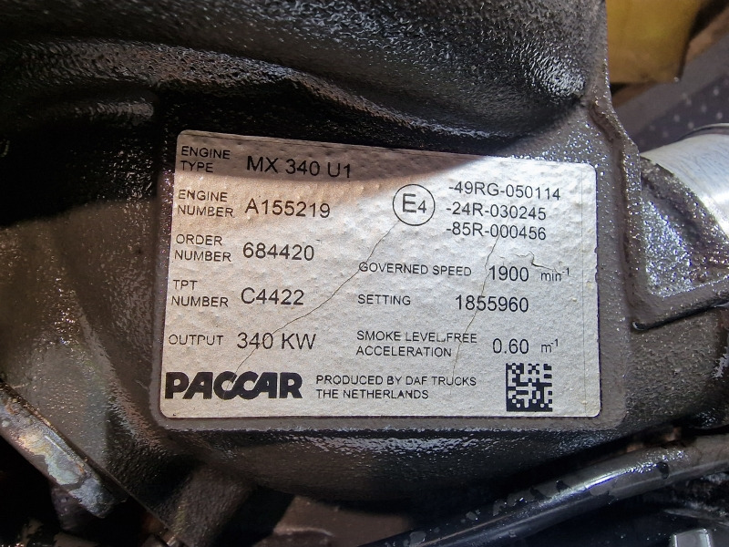 DAF MX340U1 EUR5 XF106.460 Engine (Truck) - Мотор за Камион: слика 2 DAF MX340U1 EUR5 XF106.460 Engine (Truck) - Мотор за Камион: слика 2
