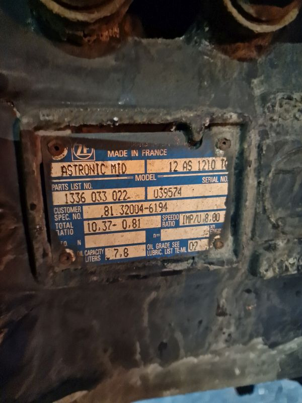 ZF Astronic 12AS1210TO Gearbox - Менувач: слика 2 ZF Astronic 12AS1210TO Gearbox - Менувач: слика 2