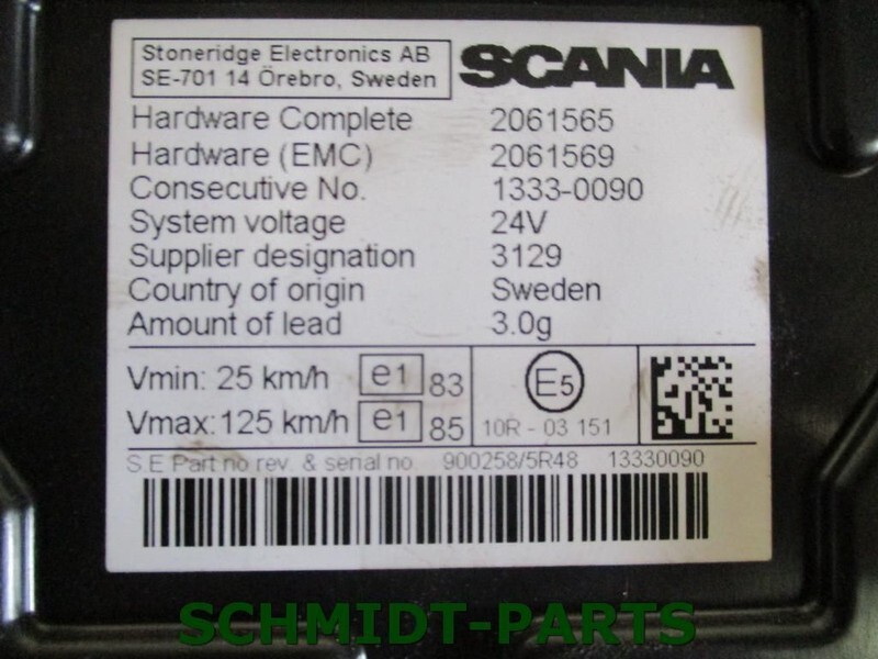 Scania 2061565 Instrumentenpaneel R 420 - Контролна табла за Камион: слика 2 Scania 2061565 Instrumentenpaneel R 420 - Контролна табла за Камион: слика 2
