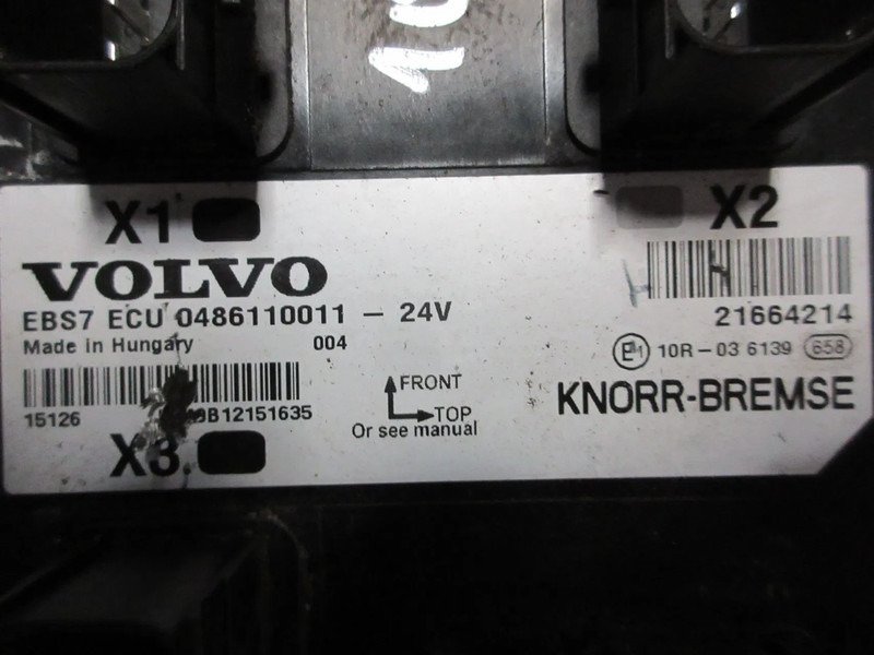 Електричен систем за Камион Volvo 21664214 EBS REGELEENHEID VOLVO FH 460 EURO 6: слика 10 Електричен систем за Камион Volvo 21664214 EBS REGELEENHEID VOLVO FH 460 EURO 6: слика 10