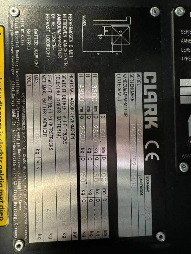 Clark EPX25i - Вилушкар: слика 5 Clark EPX25i - Вилушкар: слика 5
