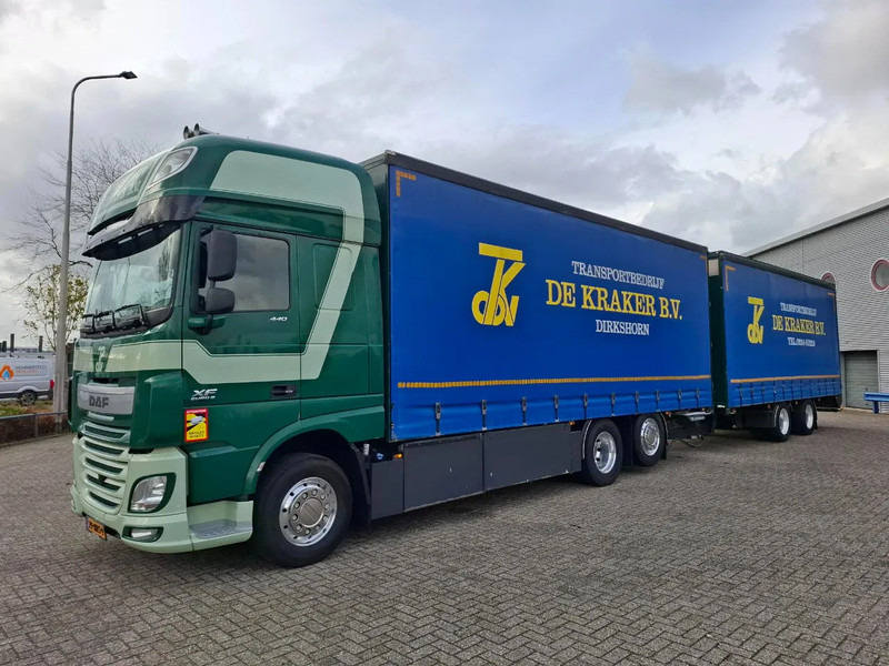 DAF XF106-440 / NL COMBI / TUV:21-10-2026 / ONLY:889634 KM / PARKCOOL / GEN2 V2 / PLATFORM 2 TON / NAVI / LWDS / EURO-6 / 2016 - Камион со церада: слика 1 DAF XF106-440 / NL COMBI / TUV:21-10-2026 / ONLY:889634 KM / PARKCOOL / GEN2 V2 / PLATFORM 2 TON / NAVI / LWDS / EURO-6 / 2016 - Камион со церада: слика 1