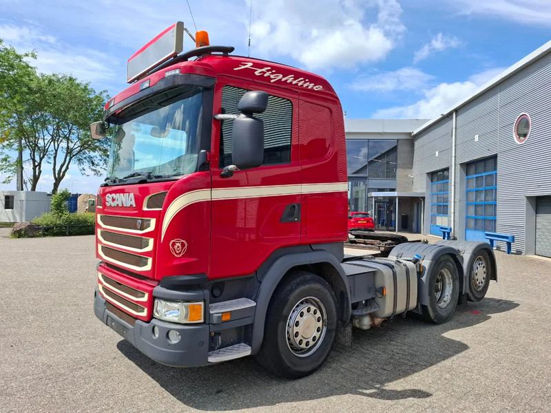 Scania G410 / 6X2 / HYDRAULICS / ONLY:398177 KM / FRIDGE / AUTOMATIC / EURO-6 / 2015 - Камион влекач: слика 1 Scania G410 / 6X2 / HYDRAULICS / ONLY:398177 KM / FRIDGE / AUTOMATIC / EURO-6 / 2015 - Камион влекач: слика 1