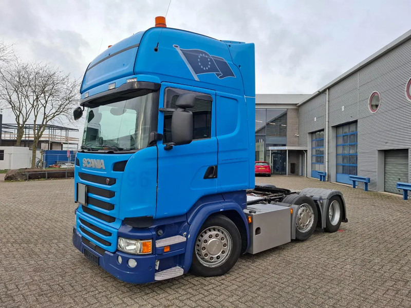 Scania R450 / RETARDER / LIFT+LENKACHSE / GERMAN TRUCK / MEGA / FIFTH WHEEL HEIGHT:100CM / PARK-AIRCO / LWDS / EURO-6 / 2016 - Камион влекач: слика 1 Scania R450 / RETARDER / LIFT+LENKACHSE / GERMAN TRUCK / MEGA / FIFTH WHEEL HEIGHT:100CM / PARK-AIRCO / LWDS / EURO-6 / 2016 - Камион влекач: слика 1